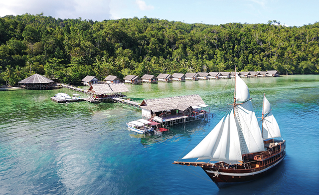 Coralia Dua at the Papua Explorers Resort - Indonesia Liveaboard