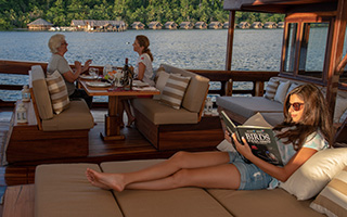 Sun deck - Coralia - Indonesia Liveaboards