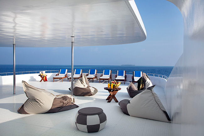 Sun deck - M/Y Duke of York - Maldives Liveaboards