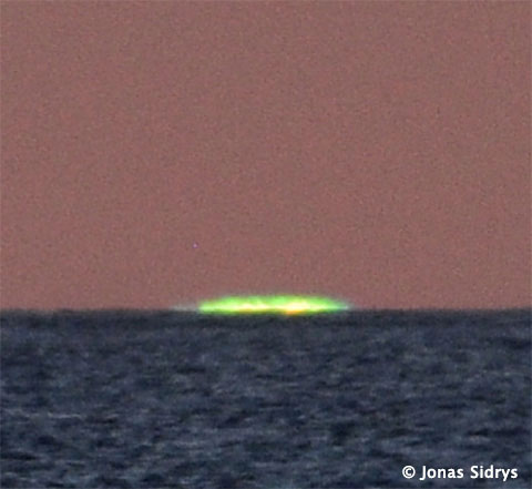 green flash at Forgotten Islands