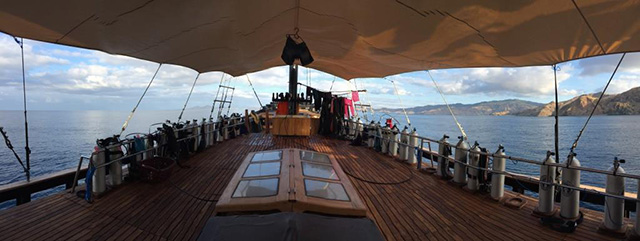 Dive deck - MSY Ilike - Indonesia Liveaboards