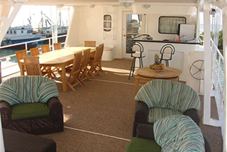 Dining area - Jardines Avalon Fleet I - Cuba Liveaboard