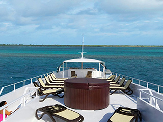 Sun deck - Jardines Avalon II - Cuba Liveaboard