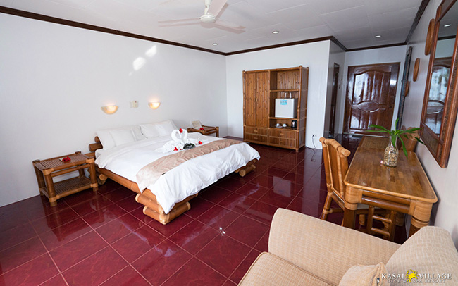 Sea view deluxe room - Kasai Village Dive Resort, Moalboal - Philippines Dive Resort