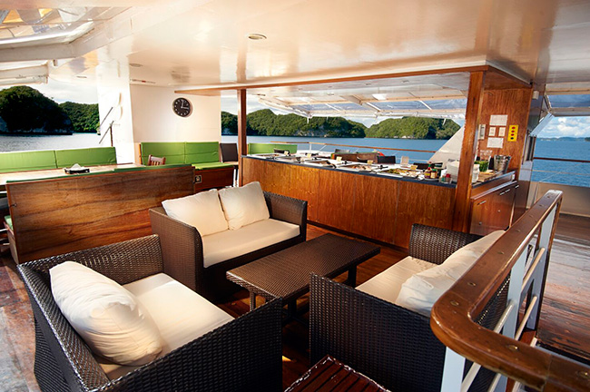 Dining area - MV Solitude One - Philippines Liveaboard