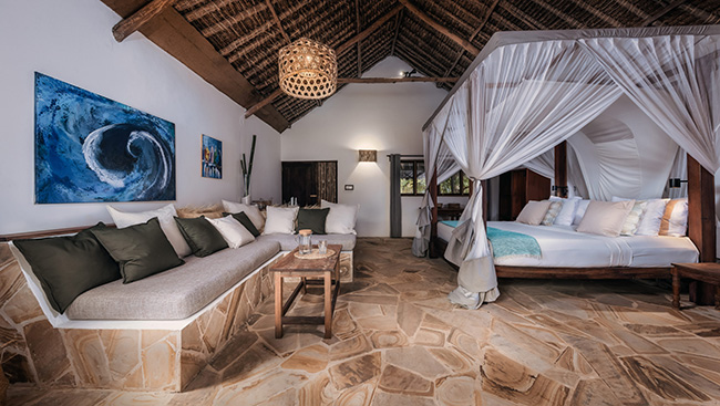 Superior Garden Room - The Manta Resort - Pemba Island Dive Resort