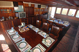 Dining area - Ondina - Indonesia Liveaboards