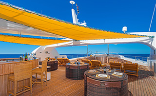 Sun deck - Petrel - Galapagos Liveaboard