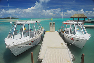 Top Dive's dive boats