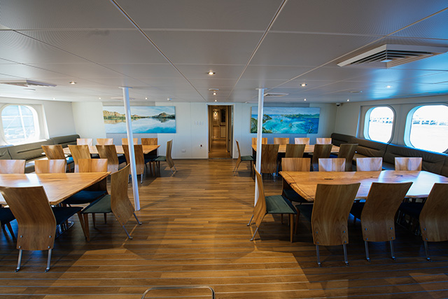 Dining area - True North - Australia Liveaboard