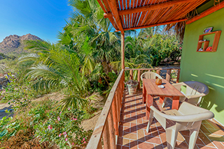 Cabo Pulmo Accommodation - Eco #4 - Balcony