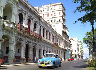 Classic car in Havana, Cuba