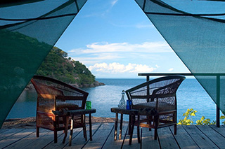 View from varanda - Mumbo Island Camp